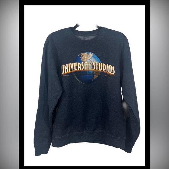 Universal Studios Blue Logo Pullover Sweater Fits As Small - Picture 1 of 5